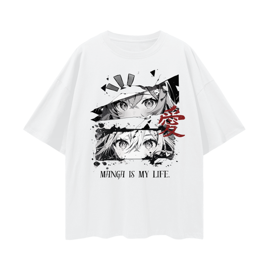 Manga Is Life Oversize Tee